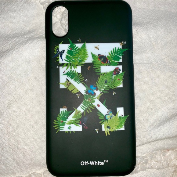 Off-White Accessories - OFF-WHITE Virgil Abloh iPhone X Fern Case
